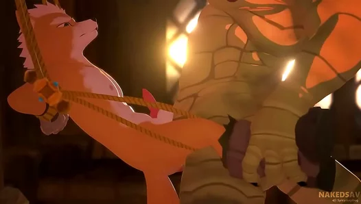 Fox McClouds Hot Furry Encounter Ends in Wild Cream Pie Chaos – 18+