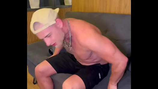 Caught Mid-Stroke: Huge Horny Hunks Thick Cock Pops Out! – 18+