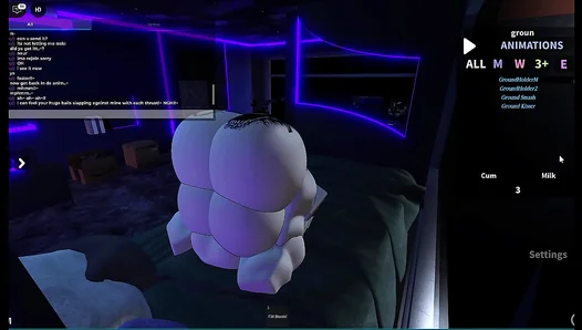 Plump Petite twink flaunts thick curves in steamy Roblox roleplay tease – 18+