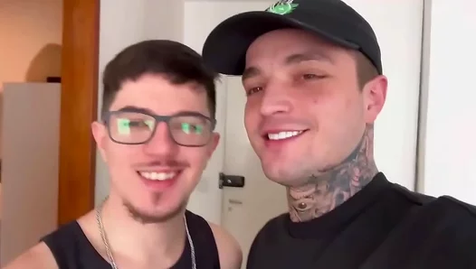 Cousins Reconnect for Mind-Blowing Blowjob Fun – He Swallows Every Drop – 18+