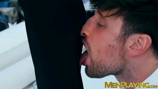 Franky Fox Takes Hard Anal From Suited Tailor – Steamy Office Payback 18+