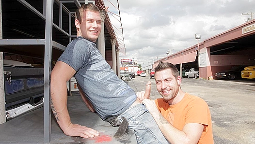 Drake, Austin Xander Dominate Alex Killian in Hot Gay Threesome – 18+
