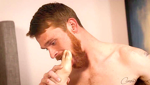 Bearded Redhead Takes Thick Uncut Cock Deep – Wild Ride with CorbinFish