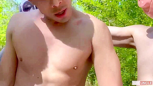 Latin Twinks Get Dirty in Steamy Outdoor Gang Bang Fun – Hot Gay XXX