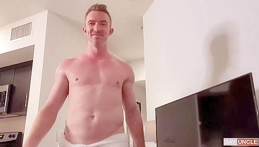 Clark Takes Nicks Huge Cock Deep Riding Hard on Sofa – StayHomeBro 18+