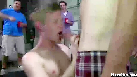 Frat Rite of Passage: Rough First Time Submission – Real Gay Domination 18+