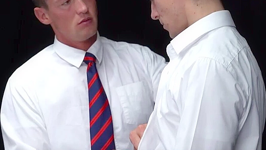 Double Penetration Glory: Naughty Priests Take It Deep from Hung Studs – 18+