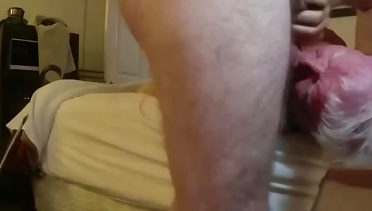 Steamy Stranger Blows Limp for Horny One-Legged Gramps – Wild Hookup Unfolds