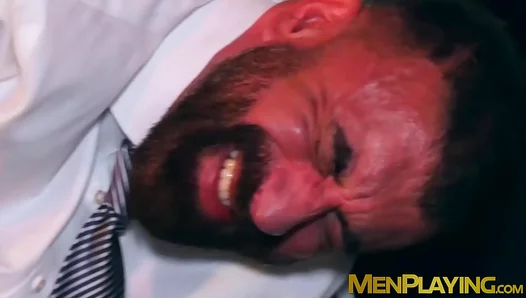 Daddy Joe Surrenders to Sir Peters Dominance in Hot Gay Session – Steamy Action Awaited