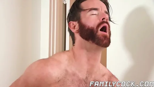 Stepdad Takes Young studs Load Deepthroat — Intense Bareback Blowjob Action – 18+