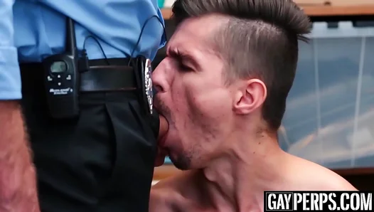 Cuffed Claimed: Cop Goes Deep Bareback Until Finish – 18+