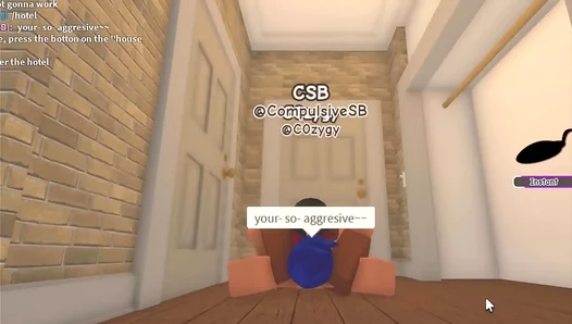 Rough Anal Meet-Up Explodes into Deep Creampie from Massive Rod – Roblox Gay Porn