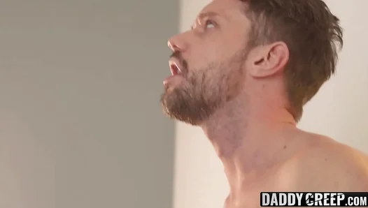 Seduced by Daddys Massive Cock — Hot Raw Blowjob Bareback Ride in the Kitchen