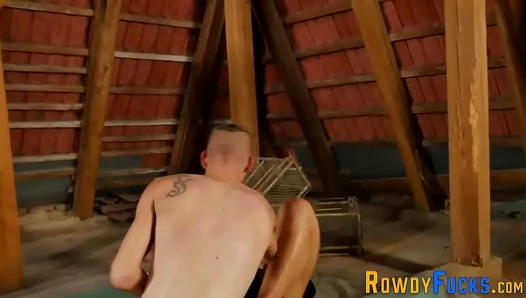 Muscle Stud Dominates Jocks Tight Ass in Steaming Bareback Encounter – 18+
