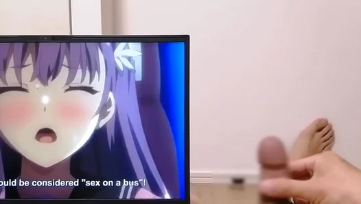 Moaning Through Masturbation Watching Busty Anime Babes – Horny Otaku Live
