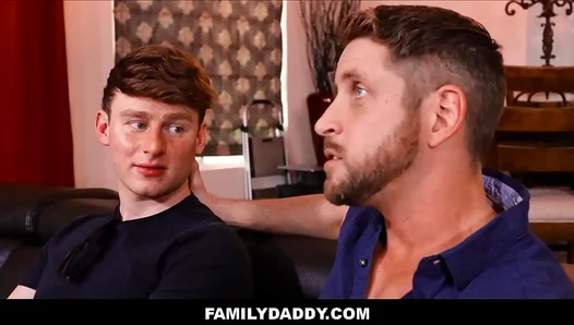 Stepdad Trains Horny Teen for First Blowjob Before Big Concert Night – 18+