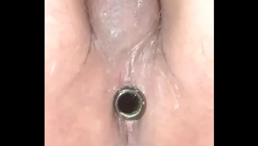 Deep Dive Pleasure: Horniest Moment as He Stretches Himself with a Glass Plug – 18+
