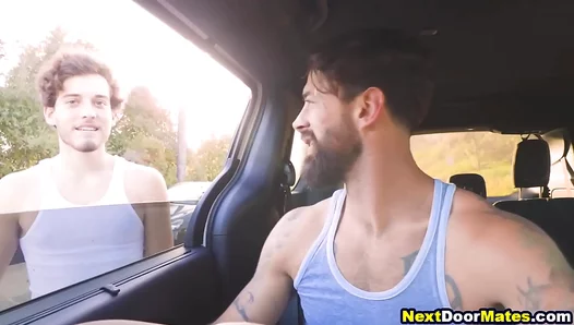 Tattooed Hitchhiker Rides Wild for Big Dick Pleasure – Bareback Fun Ahead