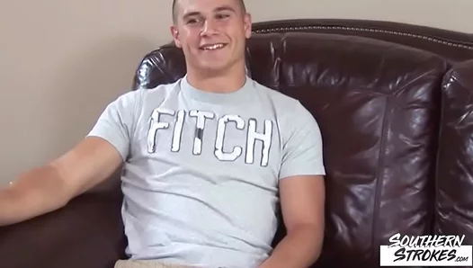 Blake Shows Off Chiseled Body as He Jerks Off Intensely – Hot Gay Solo Action