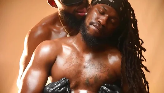 King Konda Delivers Powerful Blows Fiery Oral Domination – Epic Black Gay Scenes