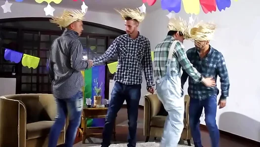 Junina Fest Turns Hot as Guys Dive into Wild Gangbang Passion – SurubaHeat 18+
