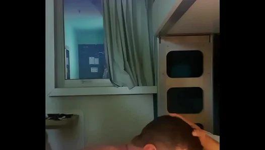 Late-Night Guard Gets Blowjob After Rio FC Party – Spicy CCTV Footage