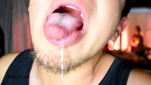 Steamy Spit-Slick Kisses Ignite Wild Latino Tongue Action – 18+
