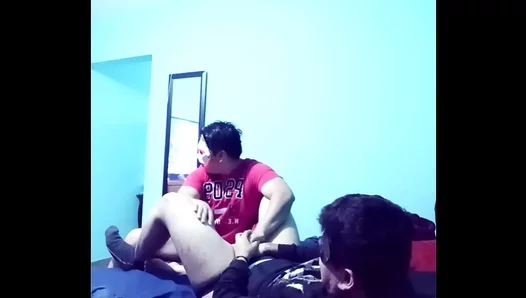 Straight Loser Takes Blowjob Challenge — First Time Loving Dick – 18+
