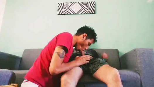 Sun-Drenched Craving: Hairy StepDad Blows Hard Youthful Dick – GayPornXXX 18+