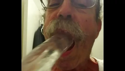 Grandpa Deepthroats Massive Dildo – Steamy Solo Gay Action – XXXTales