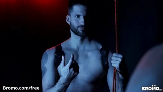 Sweat-Drenched X: Bare-Chested Twinks Fuck Hard in the Dark Room – 18+