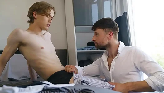 Stepsons Chores Heat Up When Drew Dixon Brings Forbidden Temptation – GayScene 18+
