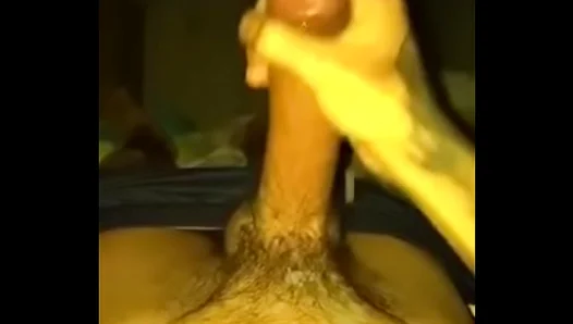 Horny Hairy Teen Moans Loud While Janking Huge Dick – 18+