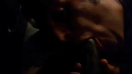 Blowjob Bliss: Sizzling Interracial Encounter in a Steamy Private Session – 18+