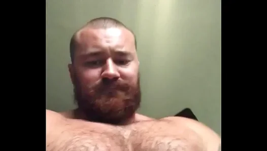 Huge Muscle Bear Shows Off Tattoos, Massive Cock, and Raw Power – 18+