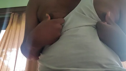 Chubby Charmer Teases Erect Nips While Riding Himself Raw – Steamy Solo Play