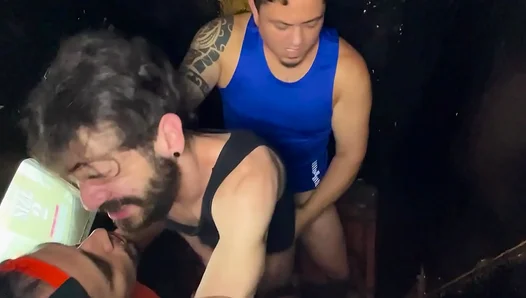 Dual Pleasure Unleashed: Two Stallions Fill Me Up Deep – Cabin Gay XXX 18+