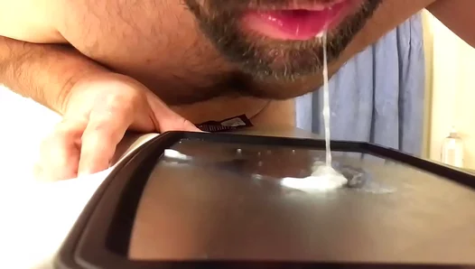 Savoring Every Drop—Hungry Bottom Devours Hot Cum Shot – TinyGays 18+