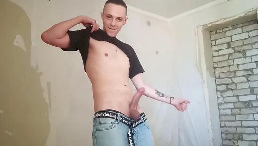 Roman Gisych JERKS OFF in a HAUNTED HOSPITAL — Spooky Bi Twink POV Fun 18+