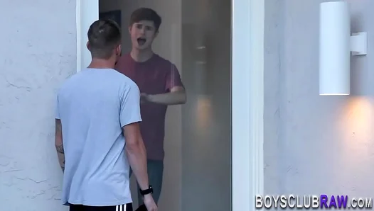 Twink Twins Go Wild: Rimming, Deep Throat Bareback Action – GayAction 18+