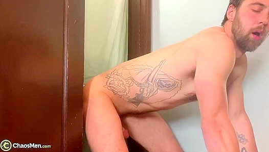 Michael Mission Gets Pounded Through a Glory Hole at Home – ChaosMen