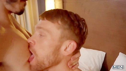 Bareback First Time: DamienKyle Takes CalhounSawyers Tight Virgin Hole – Fresh Meat