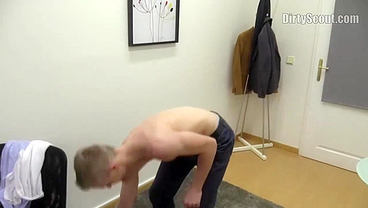 Blonde Twink Bends Over for Rough Doggy With Jockstrap Hunk – NaughtyScoutX 18+