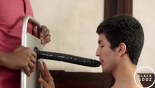 Inaki Swallows Huge Black Cock — Naughty Twink Conquered by BBC Power – BlackDickMastery