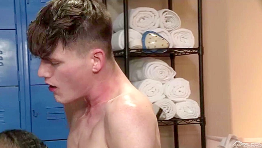 Dillon Diaz Rides Avid Fan Avery Jones Hard in Hot Gym Encounter – Falcon Studios