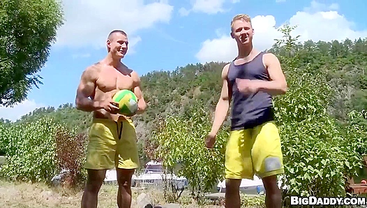Chris Luc Gets Dirty: Hot Outdoor Fuck After Volleyball – GayTwinkX 18+