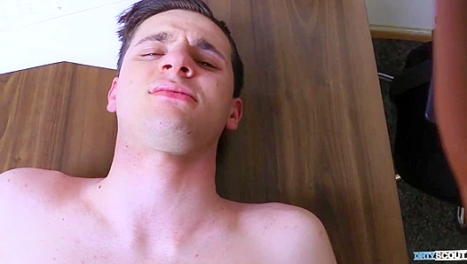 Smooth-Brunette Rides creampie before getting face licked raw—DirtyScout 18+
