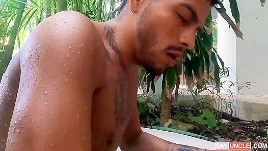 Angel Swallows Emans Massive Black Cock – Steamy Latino x Ebony Glory – LatinLecheHeat
