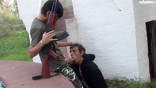 Hard Military Stud Claims Tight Virgin Hole – GayXXX 18+