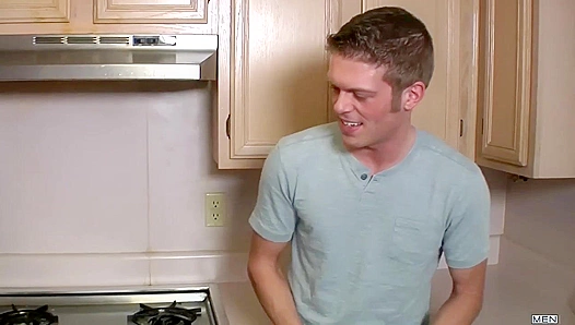 Liam Rosco Dominates Morgan Shades Tight Ass in Hot Kitchen Action – Straight2Gay